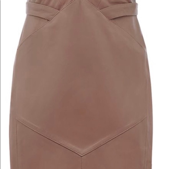 Reiss Hedra Cognac Leather Maxi Dress/A+ CONDITION - Picture 4 of 4